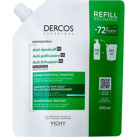 Vichy Dercos Anti-Roos DS Shampoo NH/VH Navulling 390 ML