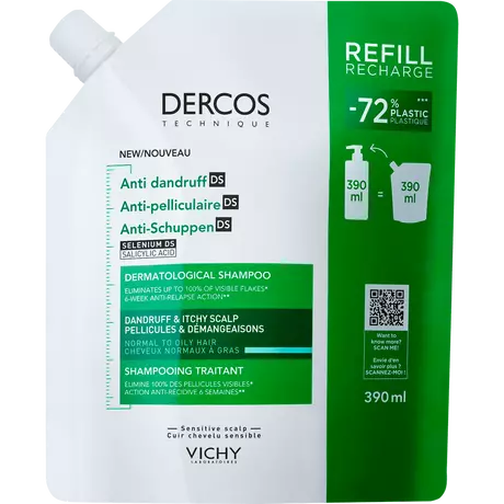 Vichy Dercos Anti-Roos DS Shampoo NH/VH Navulling 390 ML