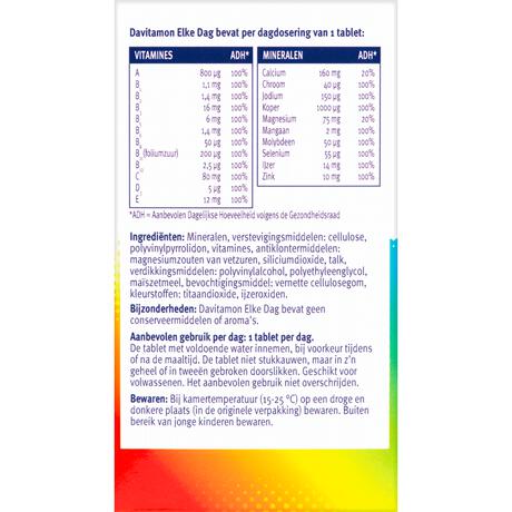 Davitamon Elke Dag Multivitamine 90 Tabletten