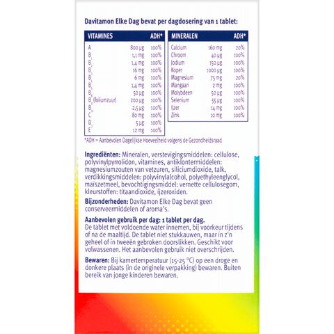 Davitamon Elke Dag Multivitamine 90 Tabletten