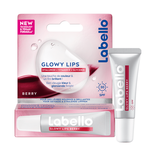 Labello Glowy Lips Berry SPF 30