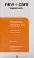 New Care Vitamine C1000 T.R. Tabletten 60 stuks