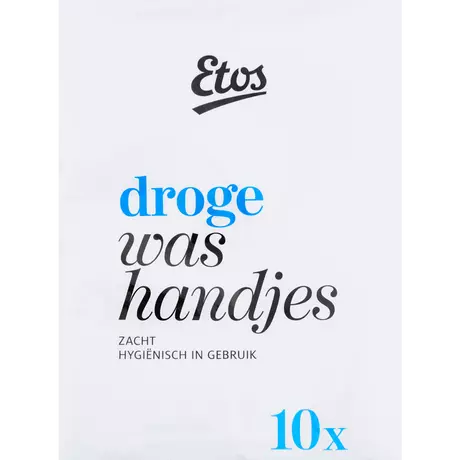 Etos Droge Washandjes 10 stuks