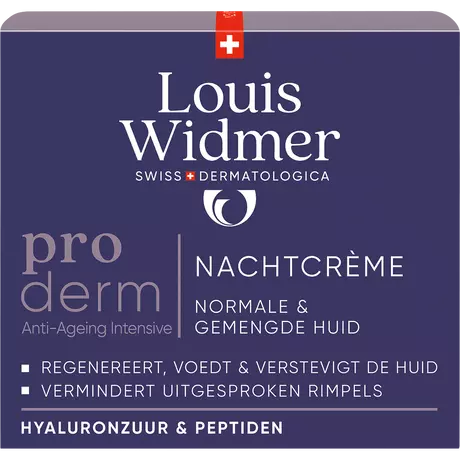 Louis Widmer Proderm Nachtcrème Licht Geparfumeerd 50 ML