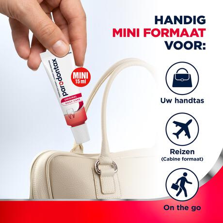 Parodontax Fluoride Tandpasta Mini 15 ML