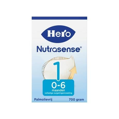 Hero Nutrasense Classic Zuigelingenvoeding 1 (0-6m) met melkvet 700 GR
