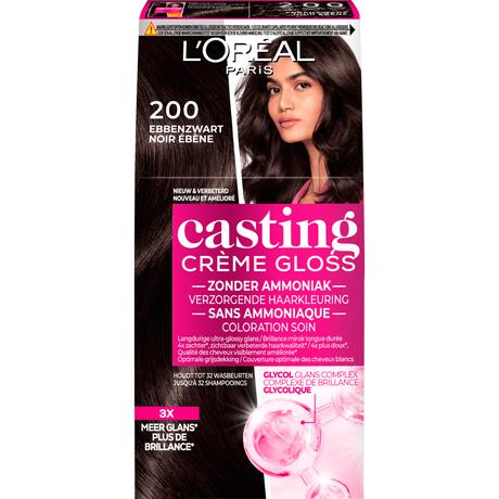 L'Oréal Paris Casting Crème Gloss Haarverf 200 Midnight Chocolate Intens Zwart