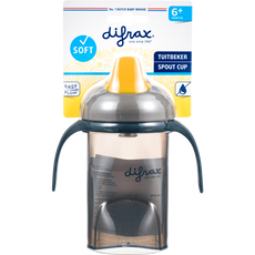Difrax Antilek Beker Zachte Tuit Grijs 250 ML