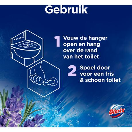 Glorix Toiletblok Powerclean Lavendel