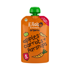 Ella's Kitchen Wortels Appels Pastinaak Bio Knijpfruit 4+ Maanden 120 GR