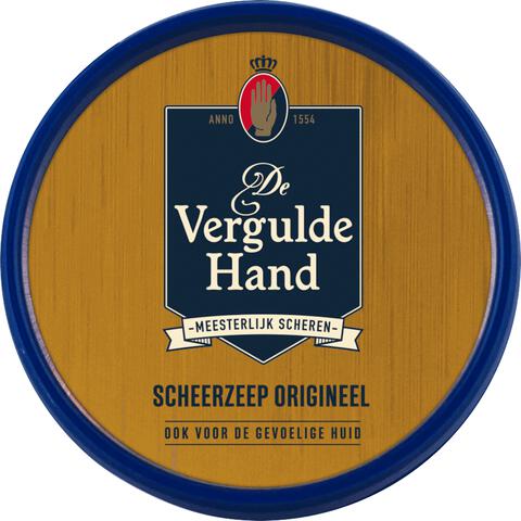 Vergulde Hand Scheerzeeptablet