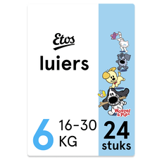 Etos Woezel & Pip Luiers Extra Large Maat 6 16-30 kg 24 stuks