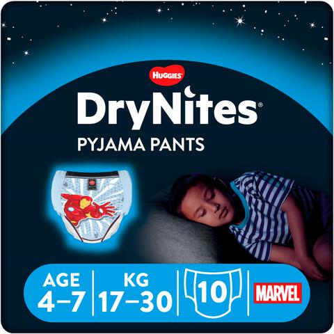 DryNites Disney Luierbroekjes Jongens 4 Tot 7 Jaar (17 - 30 kg) 10 stuks