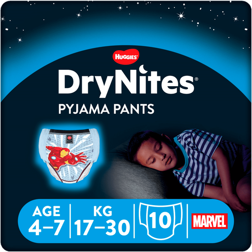 Huggies DryNites Disney Luierbroekjes Jongens 4-7 Jaar 10 stuks