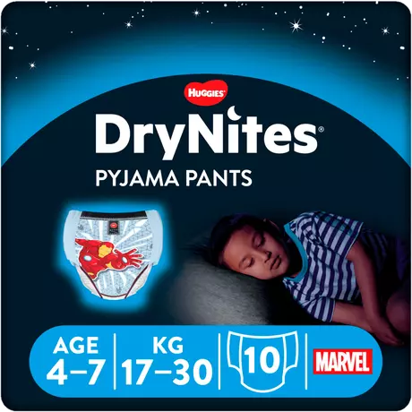 Huggies DryNites Disney Luierbroekjes Jongens 4-7 Jaar 10 stuks