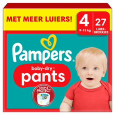 Pampers Baby-Dry Pants Luierbroekjes Maat 4 9-15 KG 27 Stuks