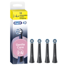 Oral-B iO Gentle Care Opzetborstels Zwart 4 Stuks