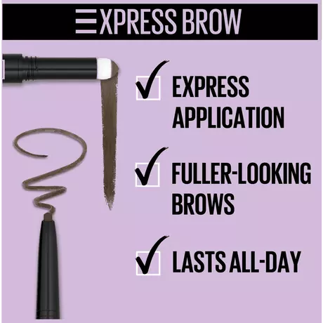 Maybelline New York Express Brow Duo Bruin Wenkbrauwpotlood 025 Brunette
