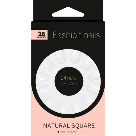 2B Fashion Nails Natural Square