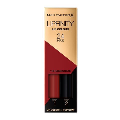 Max Factor Lipfinity Lip Colour Lipstick 110 Passionate