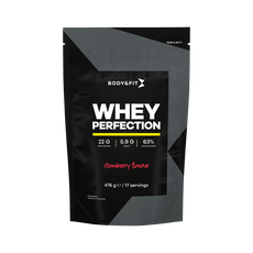 Body&Fit Whey Perfection Eiwitpoeder Stawberry 476 GR