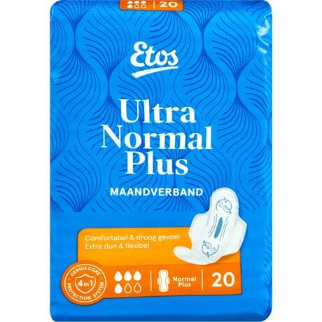 Etos Maandverband Ultra Normaal Plus 20 stuks