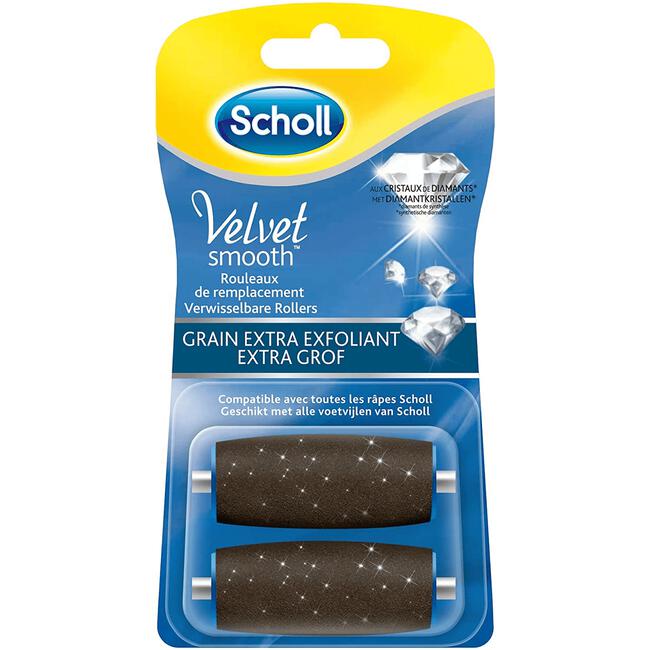 Scholl Velvet Smooth Voetvijl Navulling Extra Grof 2 Stuks