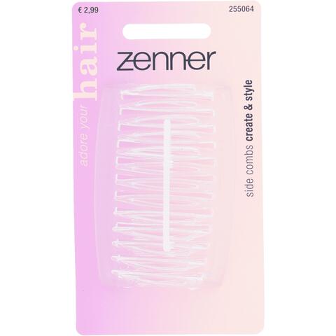 Zenner Zijkammen transparant 2x