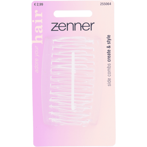 Zenner Zijkammen Transparant 2x