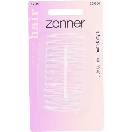 Zenner Zijkammen Transparant 2x
