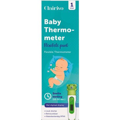 Clairivo Thermometer Baby Flexibele Tip 1 St