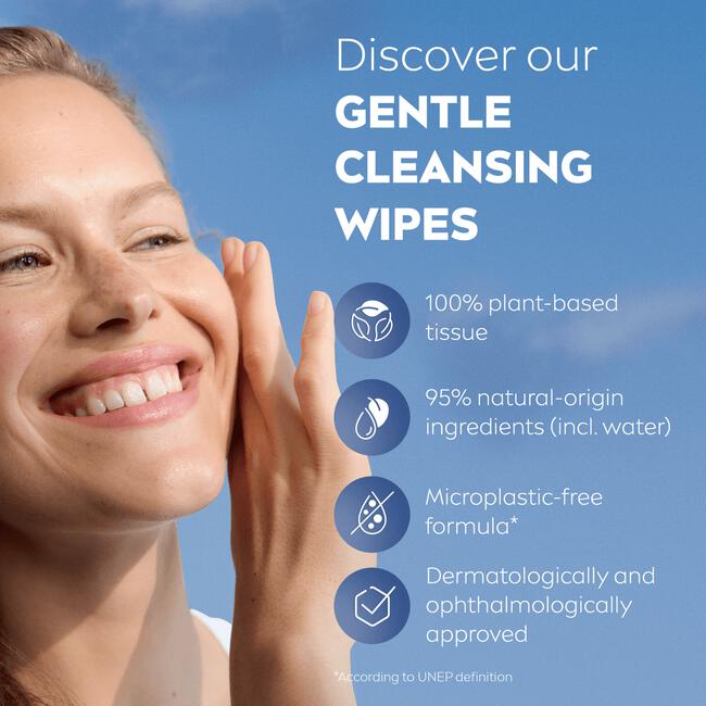 NIVEA 3-in-1 Verfrissende Reinigingsdoekjes 25 stuks