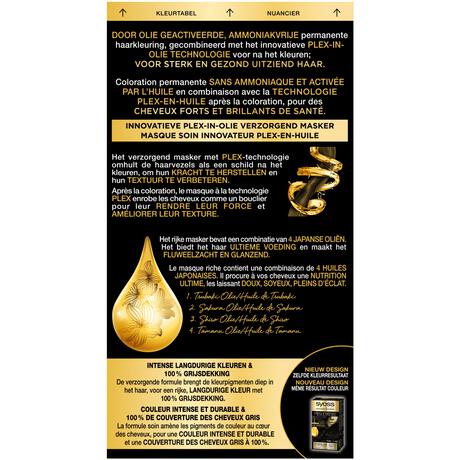 Syoss Oleo Intense 1-10 Intens Zwart/Noir Intense