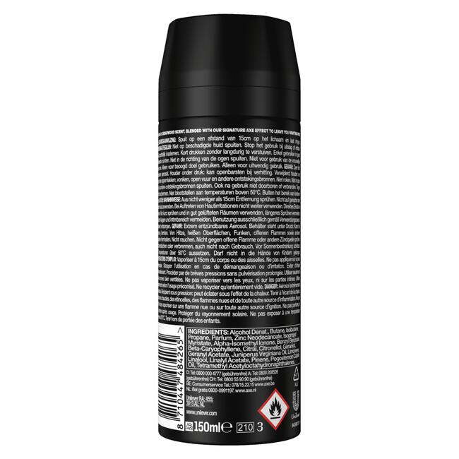 Axe Black Deodorant Bodyspray 150 ML