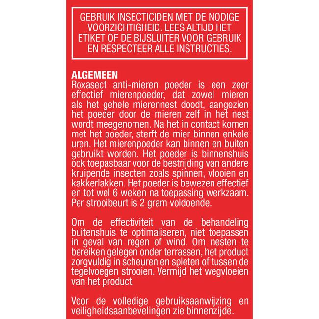 Roxasect Mierenpoeder 75 gram
