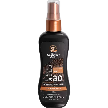 Australian Gold Instant Bronzer Zonnebrand Spray Gel SPF30 100 ML