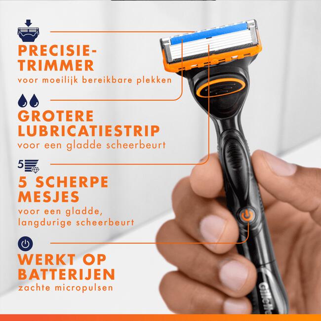 Gillette Fusion5 Power Scheersysteem Met 1 Navulmesje