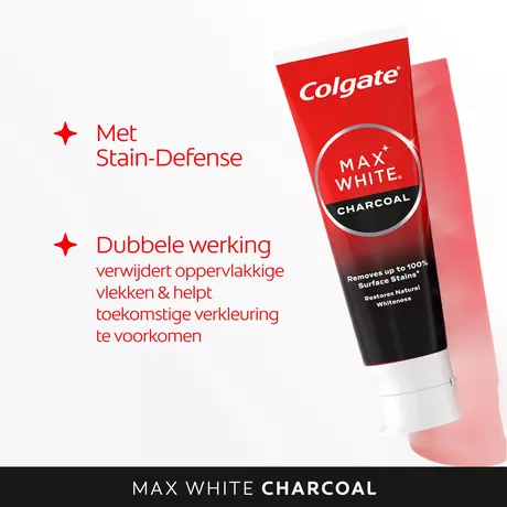 Colgate Max White Charcoal Tandpasta 75 ML