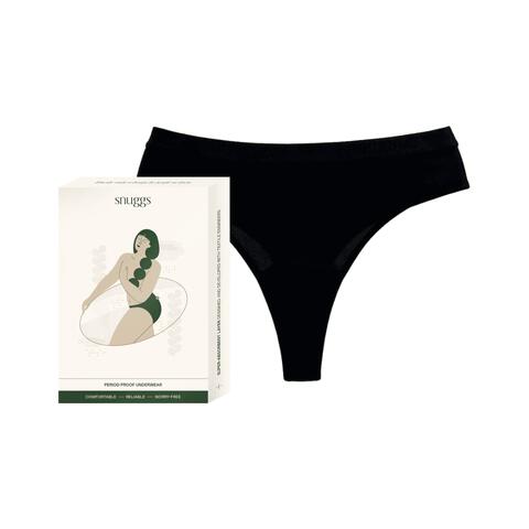 Snuggs period underwear Active highrise light black S