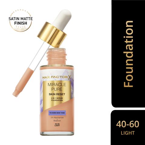 Max Factor Miracle Pure Serum Foundation 40-60 Light 30 ML