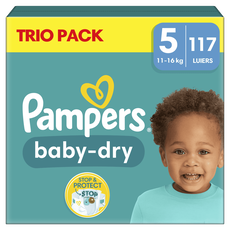 Pampers Baby-Dry Luiers Maxi Geant Maat 5 11-16 KG 117 Stuks