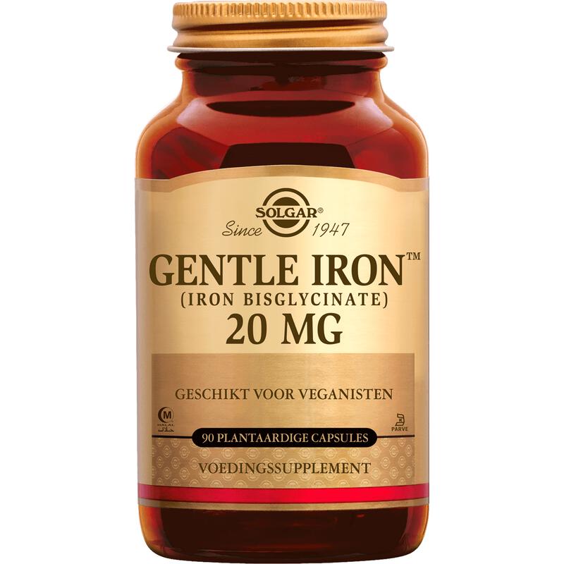 Solgar Gentle Iron 20 mg Capsules 90 stuks