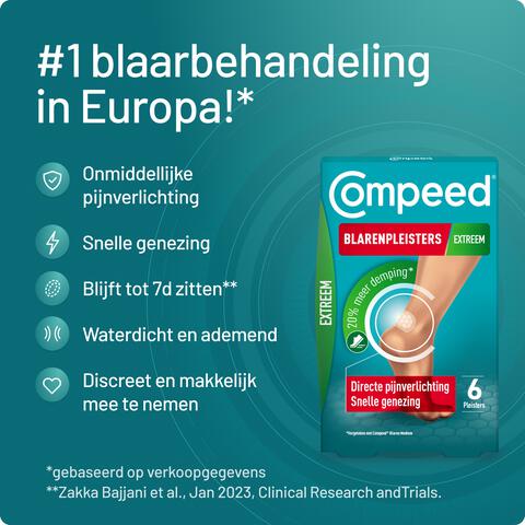Compeed Blarenpleister Extreem 6 stuks