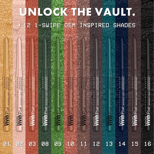 NYX Professional Makeup Vivid Rich Mechanical Pencil Emerald Empire