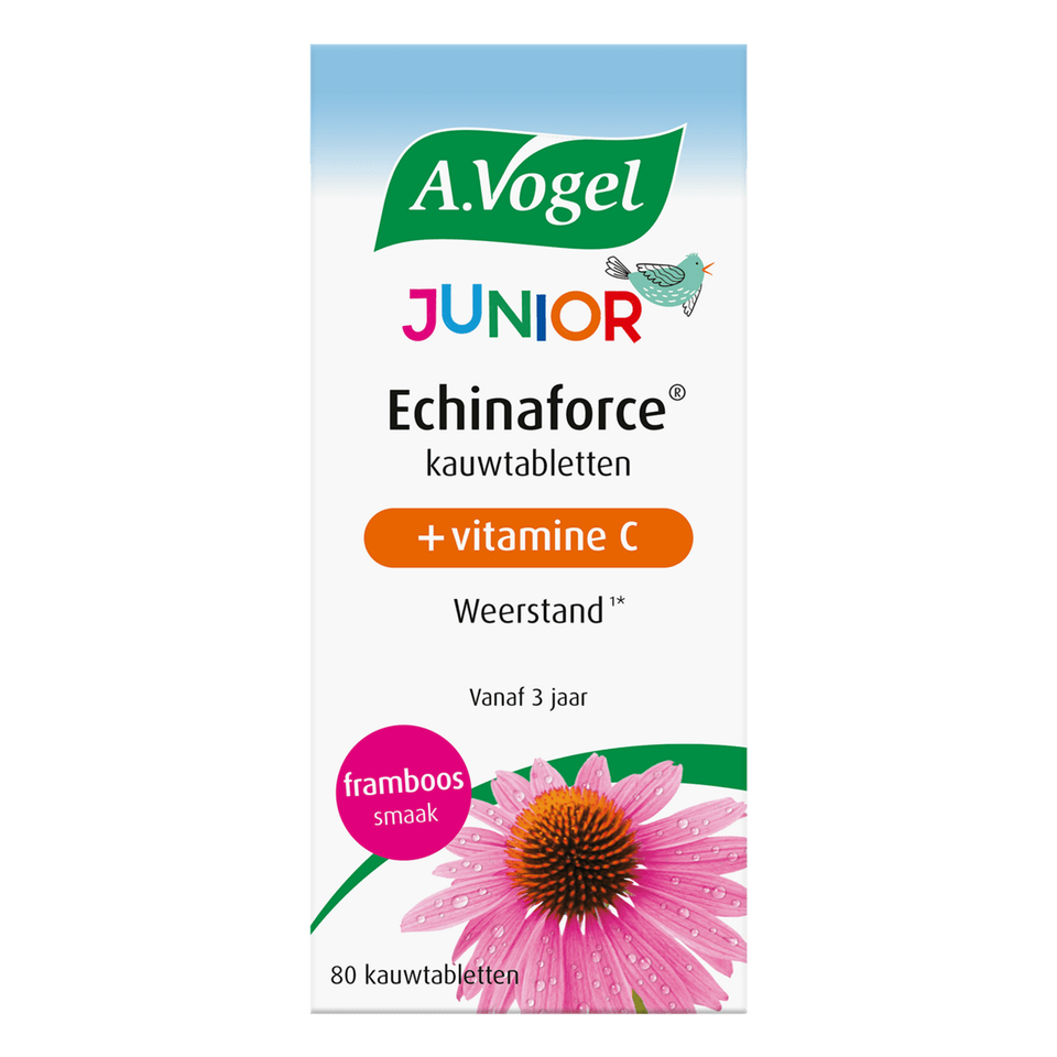 A.Vogel Echinaforce Junior met Vitamine C Weerstand1* Kauwtabletten 80 - 80 stuks