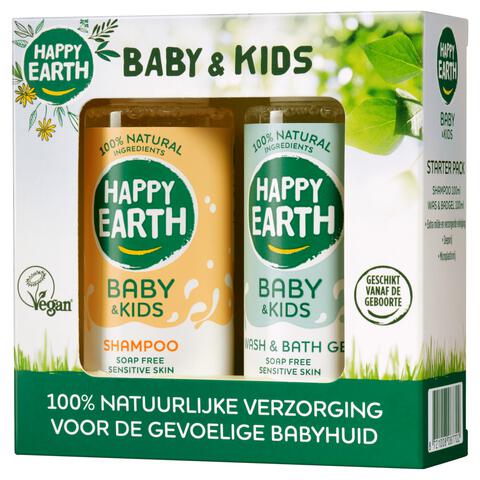 Happy Earth Baby & Kids Starter Pack 2x100ML