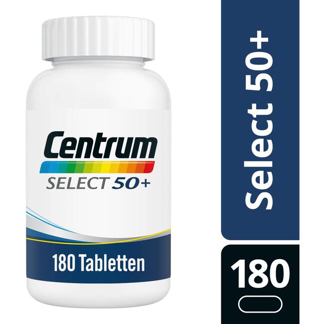 Centrum Select 50+ Multivitaminen Tabletten 180 stuks