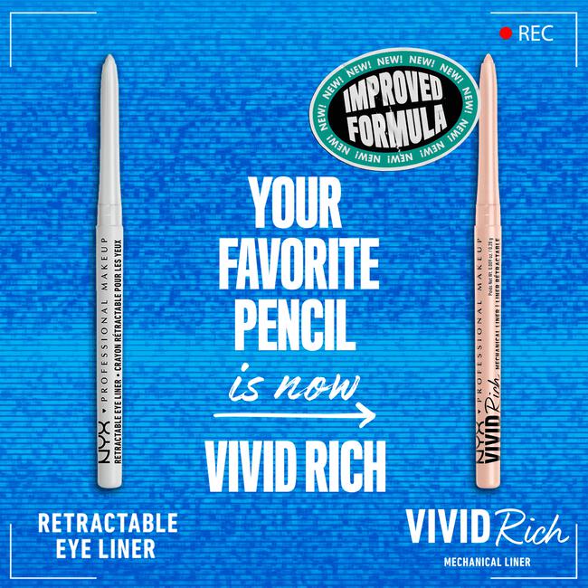 NYX Professional Makeup Vivid Rich Mechanical Pencil Sapphire Bling
