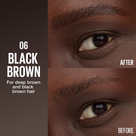 Maybelline New York Brow Inserts Wenkbrauw Multiplier 6 Black Brown