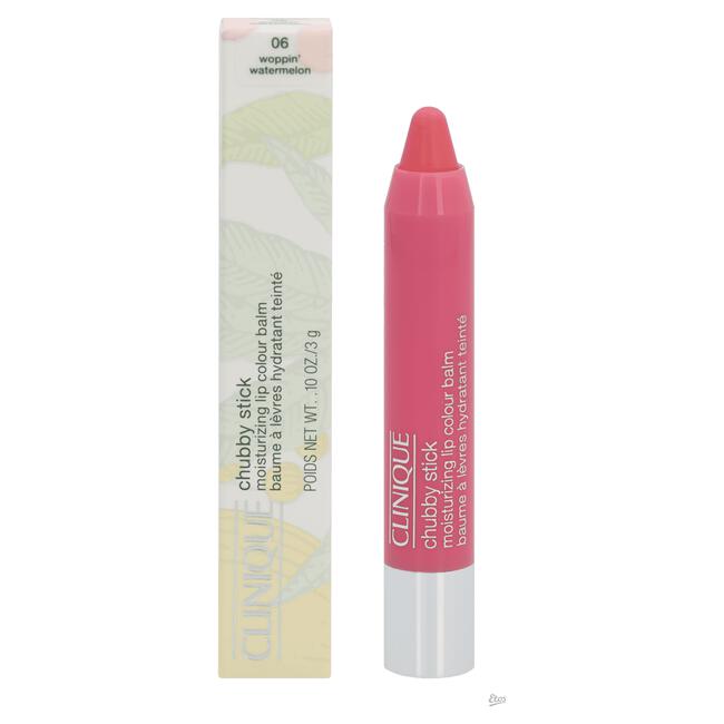 Clinique Chubby Stick Moisturizing Lip Colour Balm 06 Woppin Watermelon